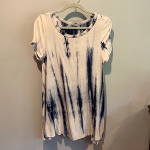 Tie dye tshirt dress